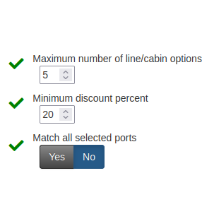 Control number of deals to show